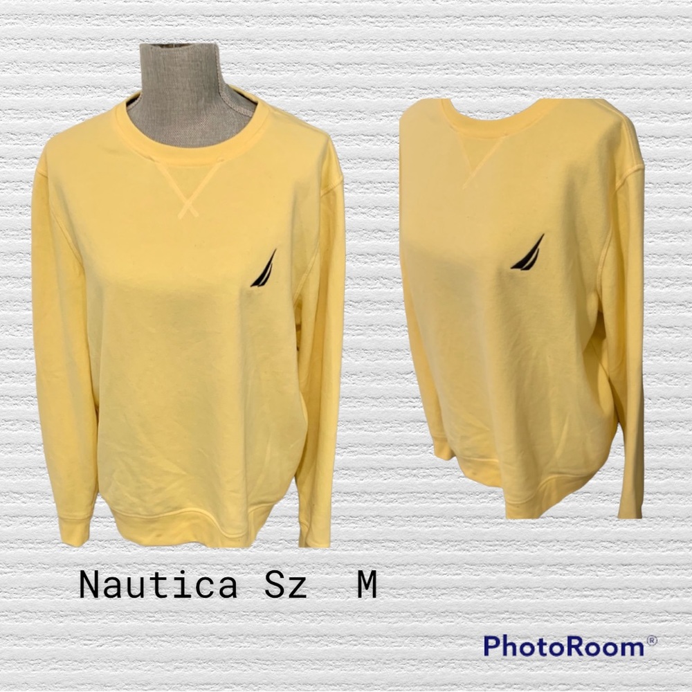 Nautica Womens round neck sweatshirt Sz Medium